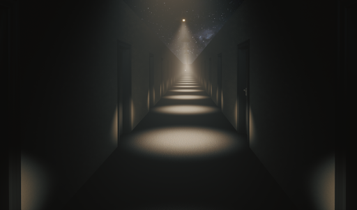 Couloir principal de l'hotel