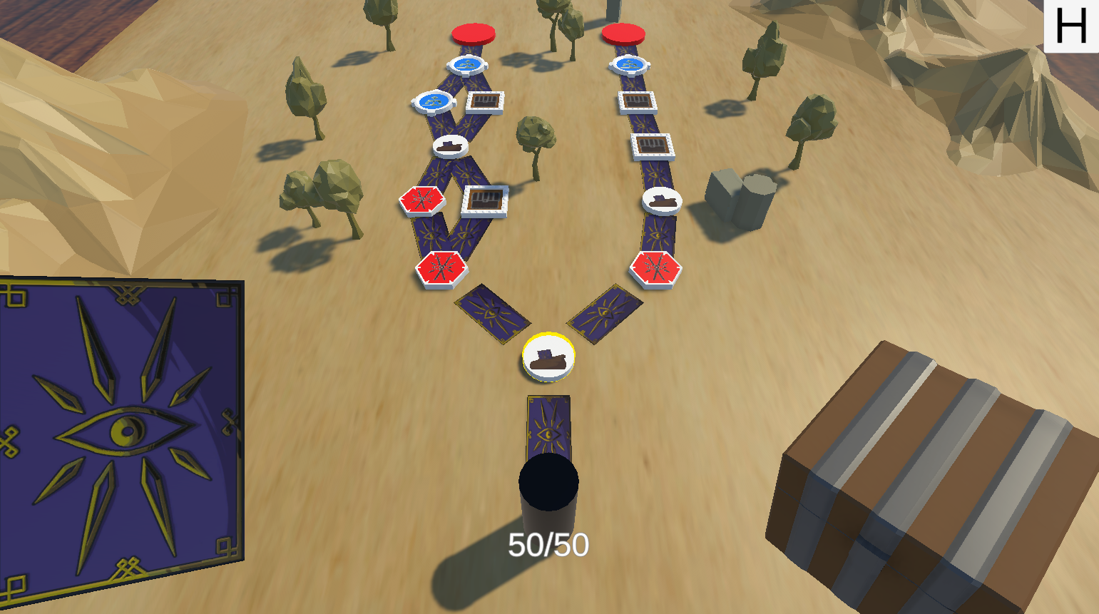 Map generated currently in game