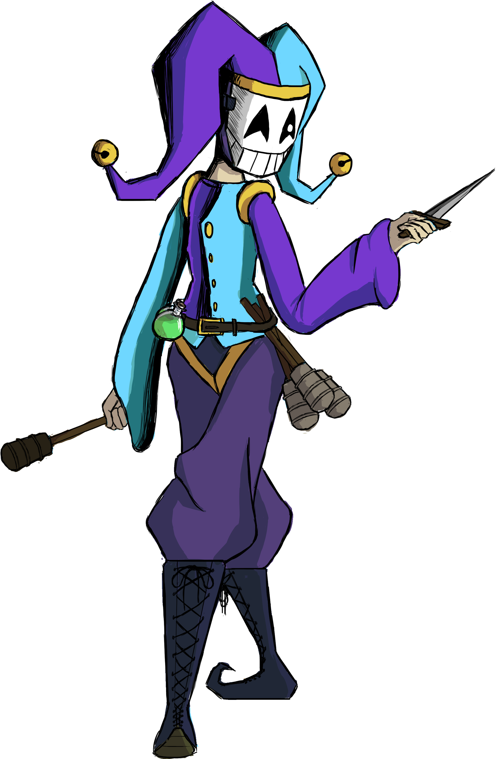 dessin du Fou par Florent RAFFIN