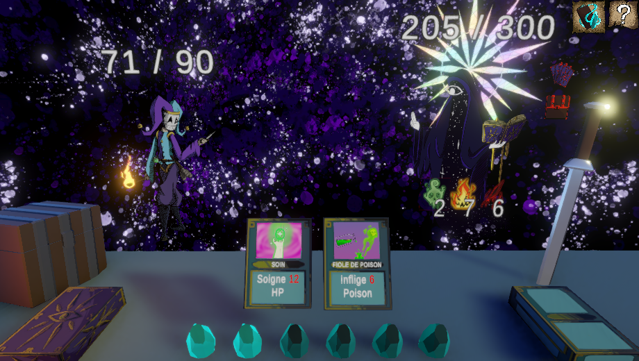 Magic tome ui